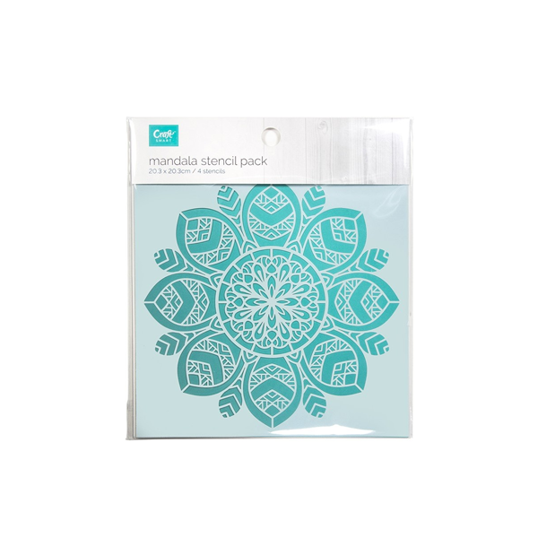 Craftsmart Mandala Stencil 4 Pack