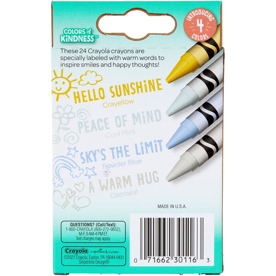 Crayola Colors of Kindness 24 Crayons