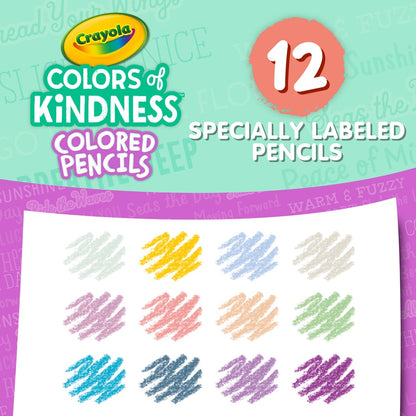 Crayola Colors of Kindness Colored Pencils 12 Pack