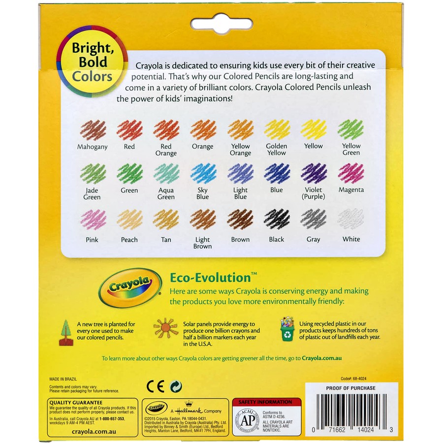 Crayola Coloured Pencils 24 Pack