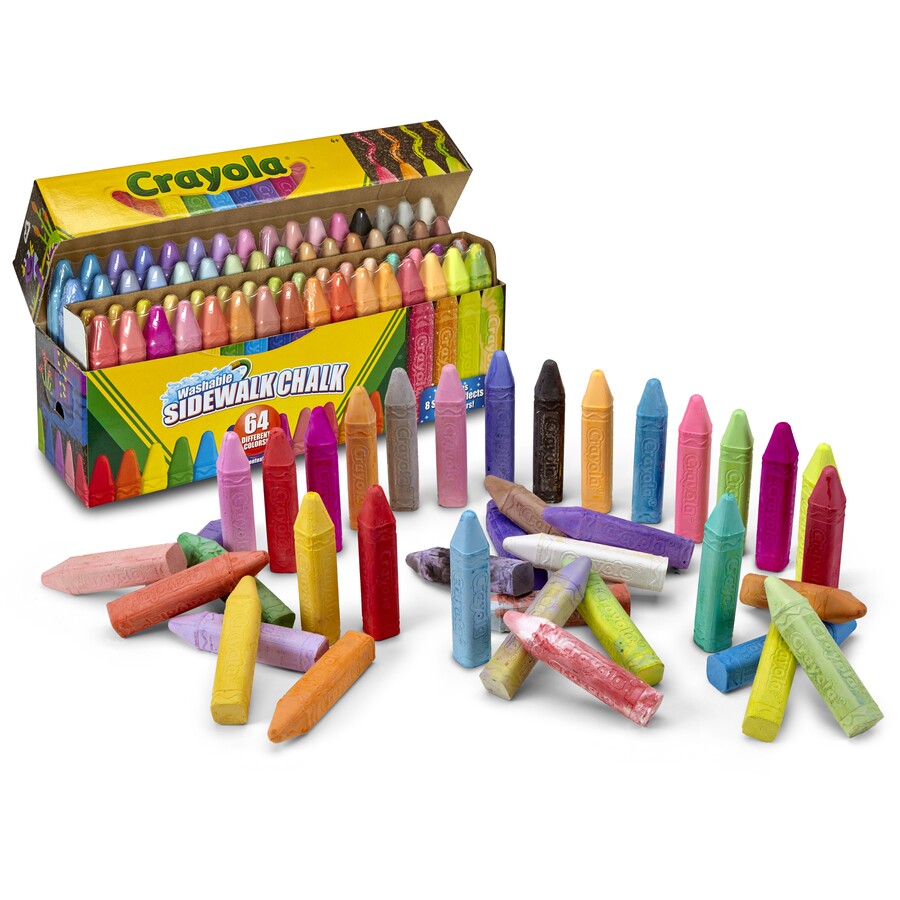 Crayola Sidewalk Chalk 64 Pack