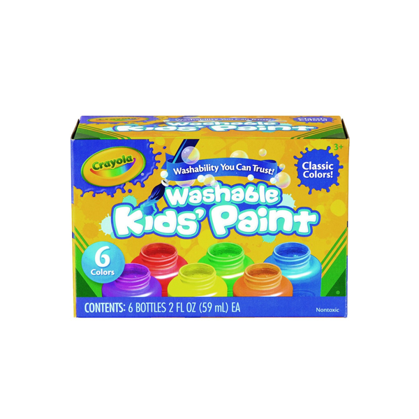 Crayola Washable Kids Paint 6 Pack