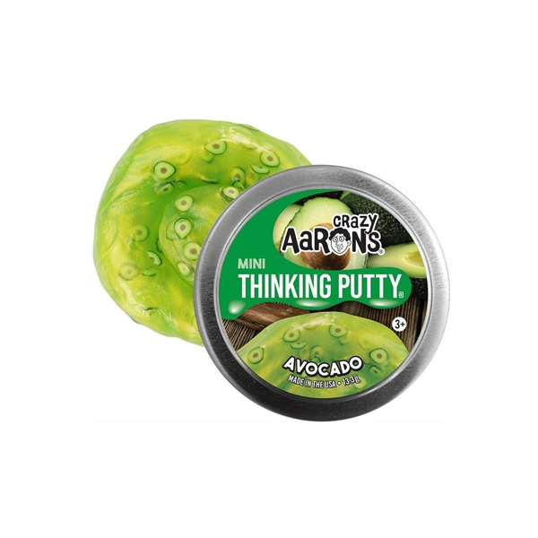 Crazy Aaron's 2 inch Star Effects Mini Thinking Putty Avocado