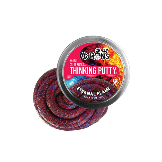 Crazy Aaron's 2 inch Star Effects Mini Thinking Putty Eternal Flame