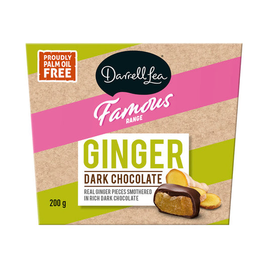 Darrell Lea Dark Chocolate Coated Ginger | 200g