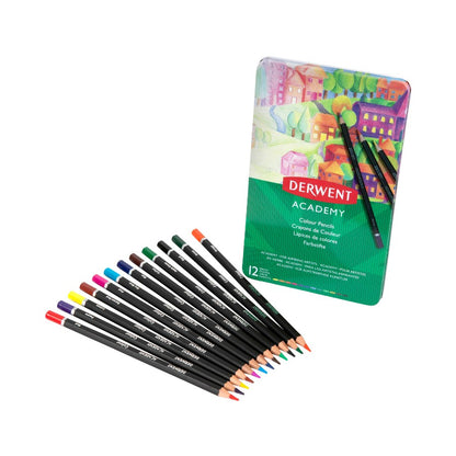 Derwent Academy Colour Pencils 12 Pack