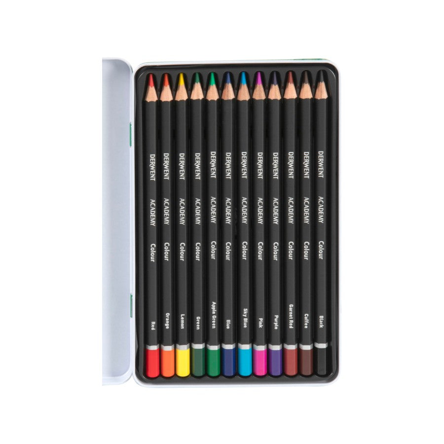 Derwent Academy Colour Pencils 12 Pack