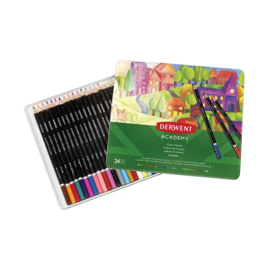 Derwent Academy Colour Pencils 24 Pack