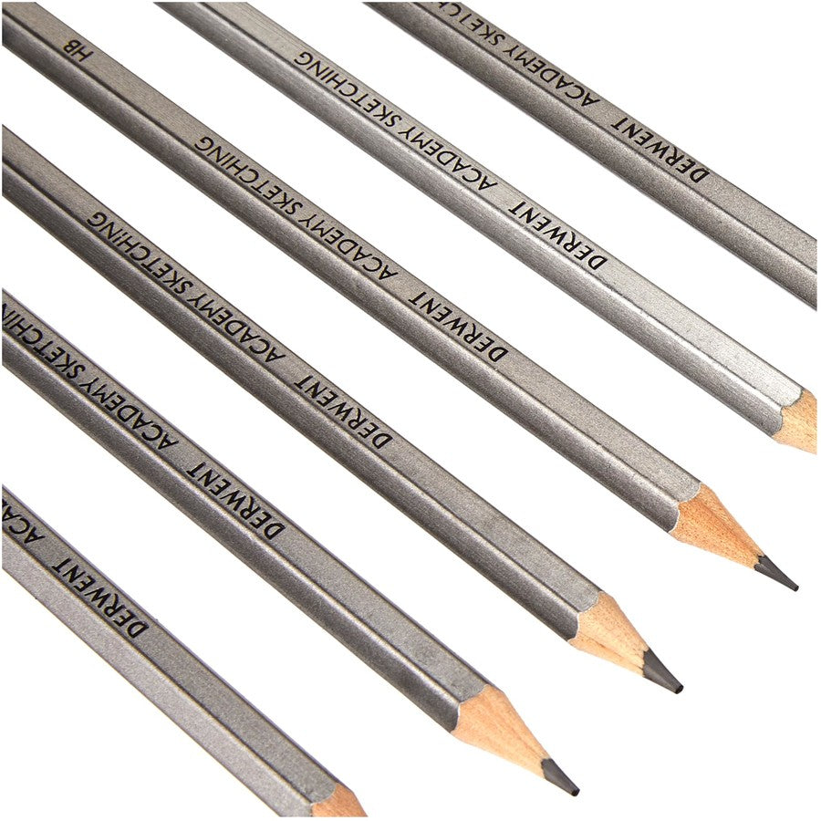 Derwent Academy Sketching Pencils 12 Pack