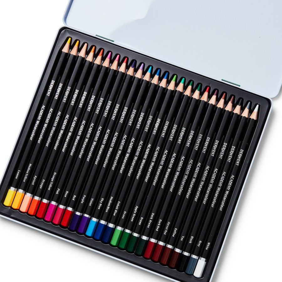 Derwent Academy Watercolour Pencils 24 Pack