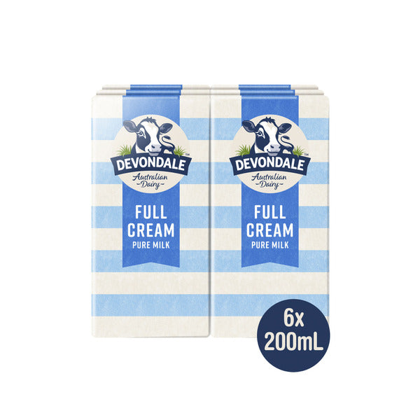 Devondale Full Cream Long Life Milk 6 pack | 1.2L