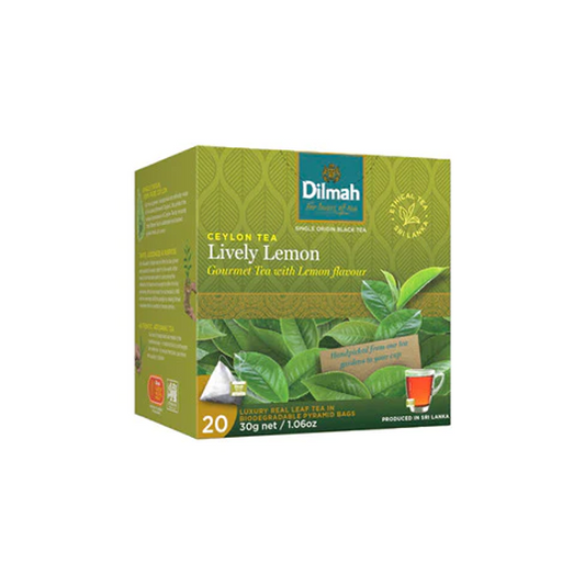 Dilmah Lively Lemon Leaf Tea Bags | 20 pack