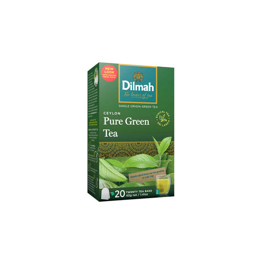 Dilmah Pure Ceylon Green Tea Bags 20 pack | 40g