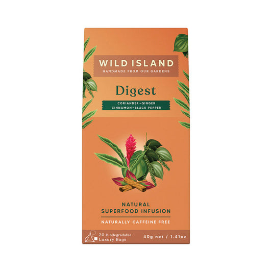 Dilmah Wild Island Coriander With Cinnamon Ginger & Black Pepper Digest Blend | 20 pack
