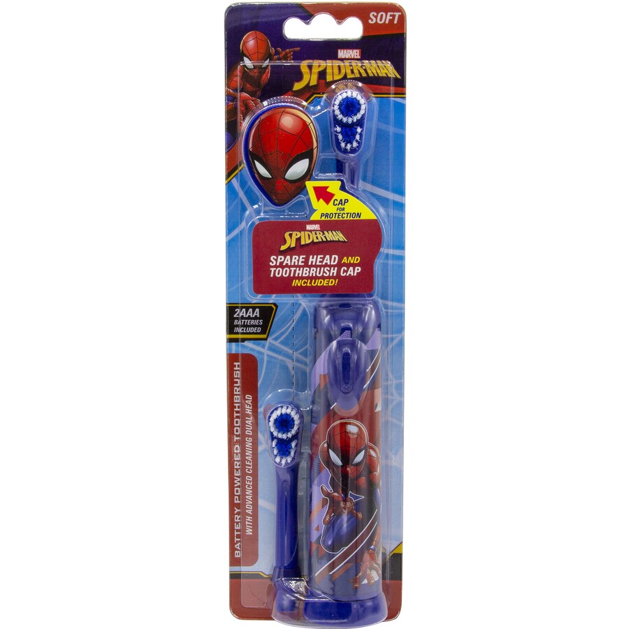 Disney Battery Toothbrush with Spare Head & Toothbrush Cap