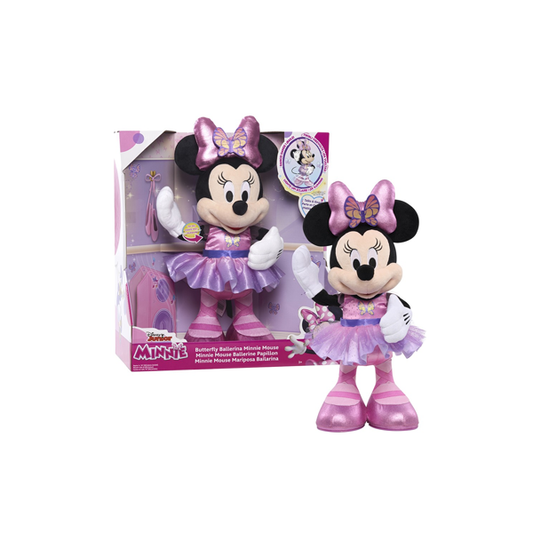 Disney Junior Minnie Mouse Butterfly Ballerina Plush 38cm