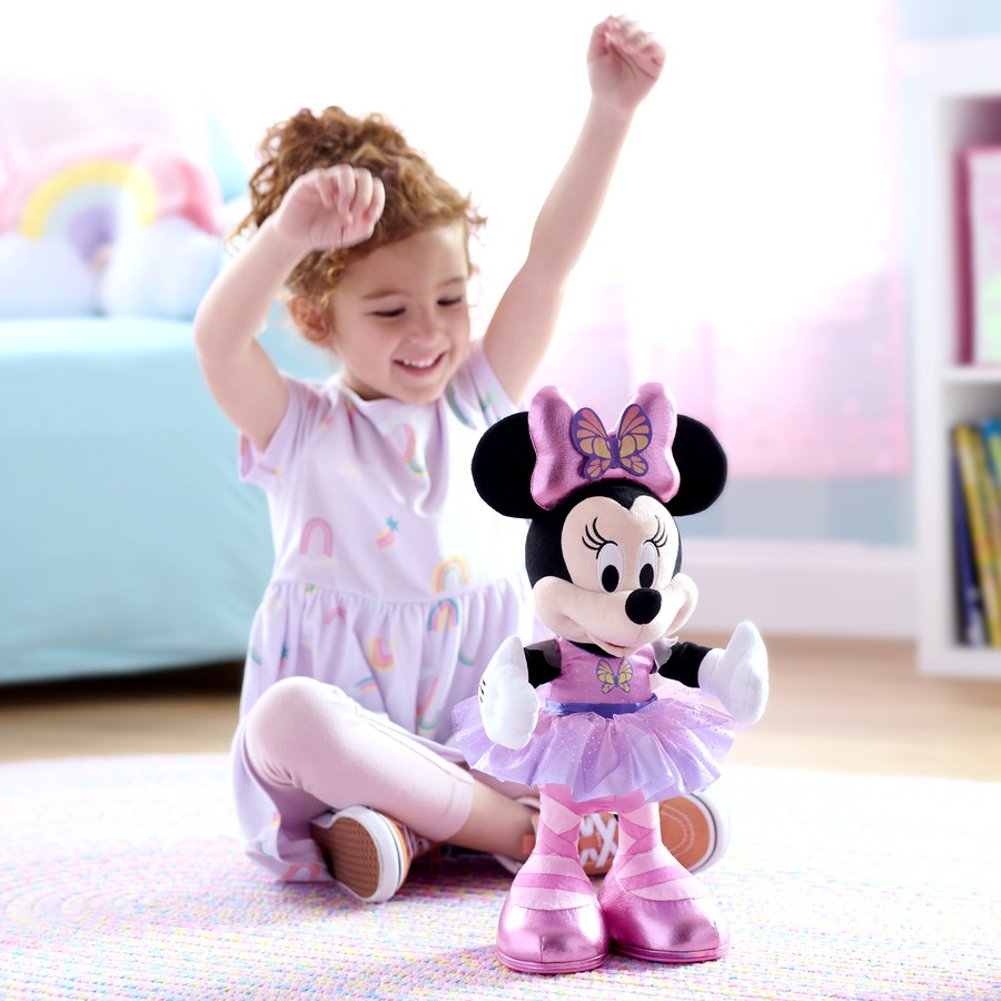 Disney Junior Minnie Mouse Butterfly Ballerina Plush 38cm