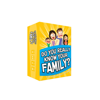 Do You Really Know Your Family A Fun Family Game