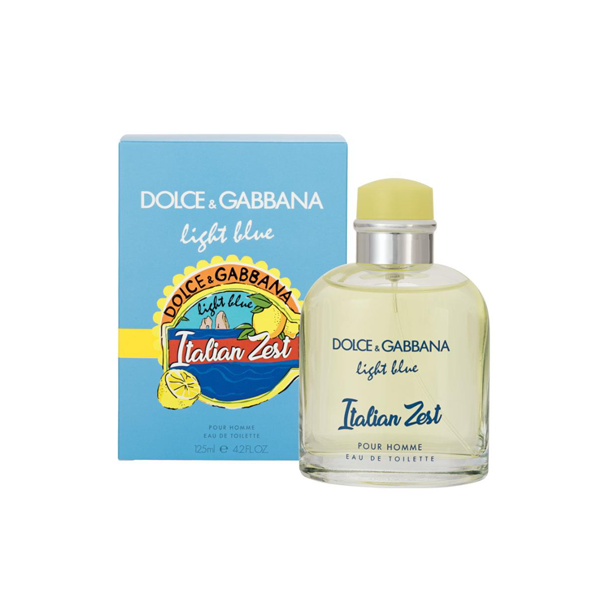 Dolce & Gabbana for Men Light Blue Pour Homme Italian Zest Eau de Toilette 125ml