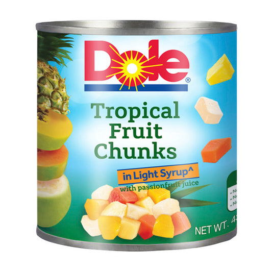 Dole Tropical Fruit Chunks In Light Syrup | 432g