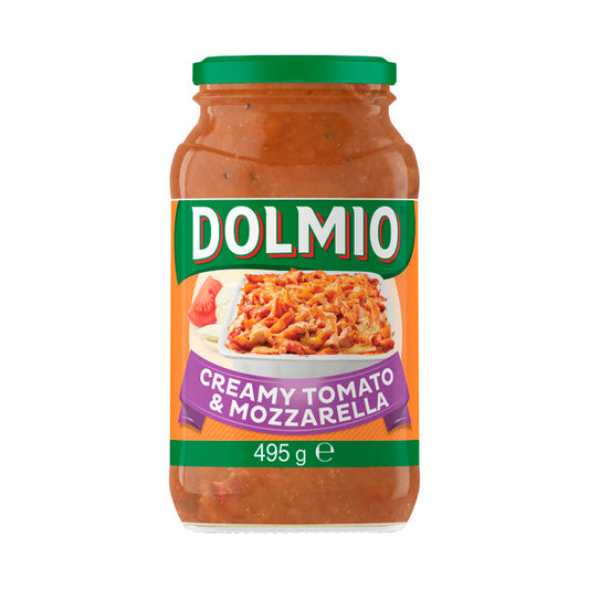 Dolmio Creamy Tomato & Mozzarella Sauce For Pasta Bake | 495g