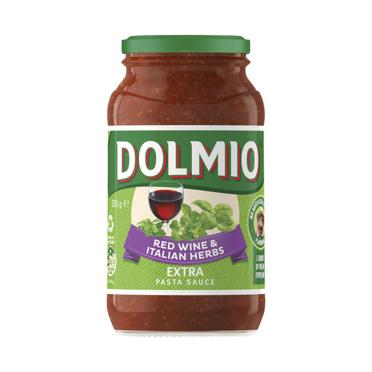 Dolmio Extra Red Wine & Italian Herbs Pasta Sauce | 500g
