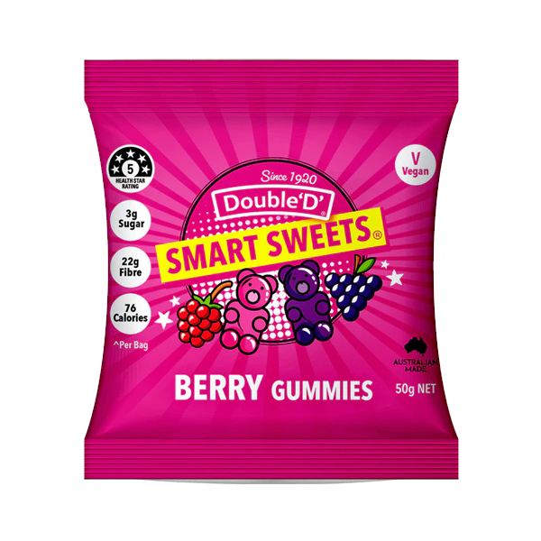 Double D Double D Smart Sweets Berry Gummies | 50g
