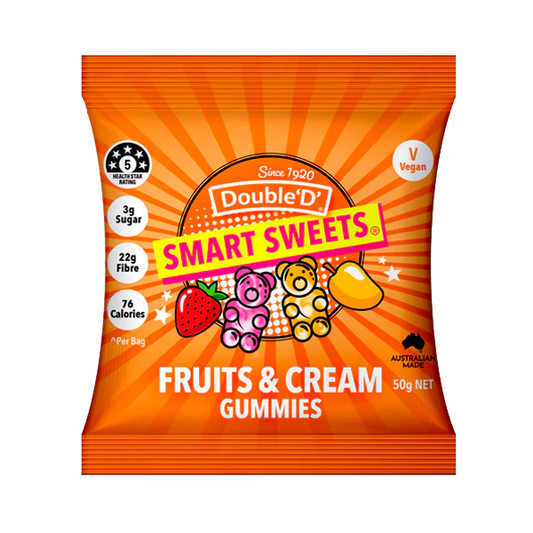 Double D Smart Sweets Fruits N Cream | 50g