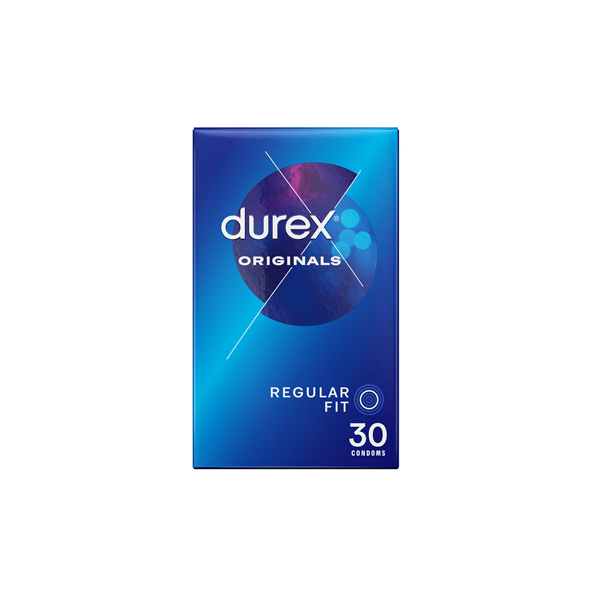 Durex Originals Regular Fit Condoms 30 Pack Value Pack