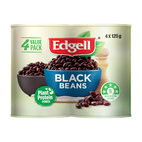 Edgell Seed Beans Black 4 Pack 500g Shop & Dispatch