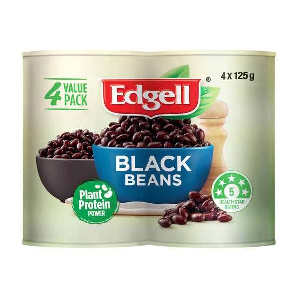 Edgell Seed Beans Black 4 Pack | 500g