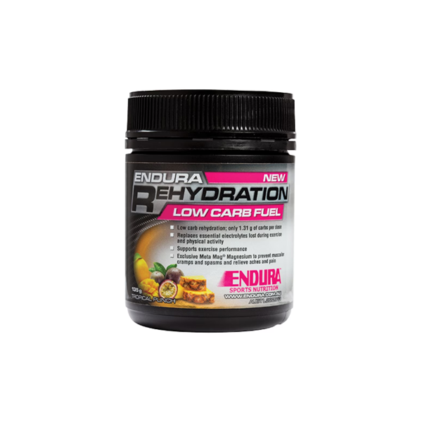 Endura Rehydration Low Carb Fuel Tropical Punch 128g