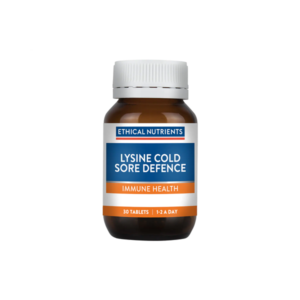 Ethical Nutrients Lysine Cold Sore Defence 30 Tablets