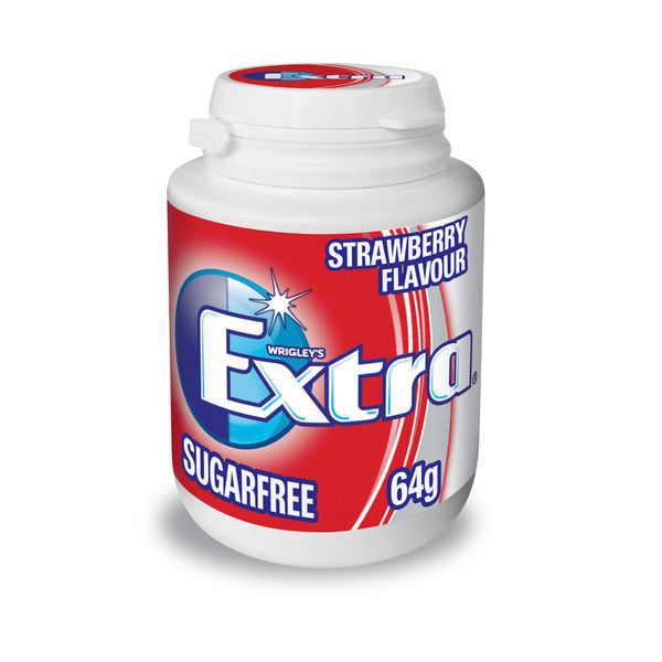 Extra Strawberry Sugar Free Chewing Gum | 64g