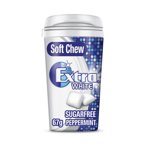 Extra White Soft Chew Peppermint Sugar Free Chewing Gum | 67g