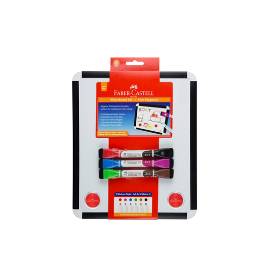 Faber-Castell Bi-Colour Magnetic Whiteboard Set