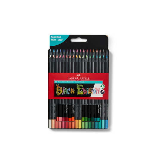 Faber-Castell Black Edition Colour Pencils 36 Pack