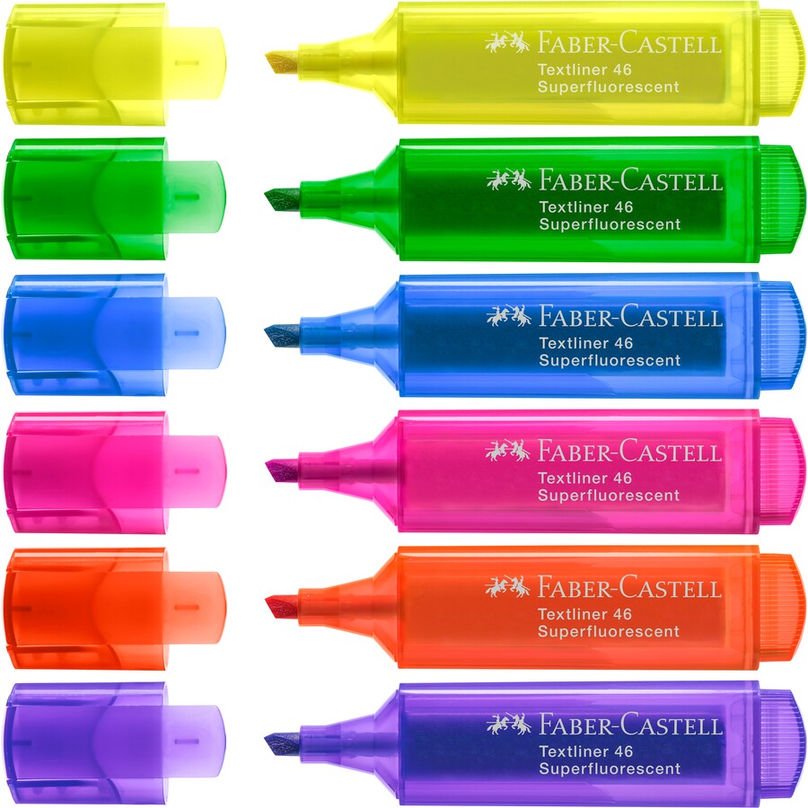 Faber-Castell Textliner Ice Highlighter 6 Pack