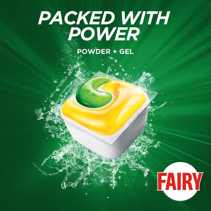 Fairy Original All in One Lemon Scented Automatic Dishwasher Tablets 64 pack