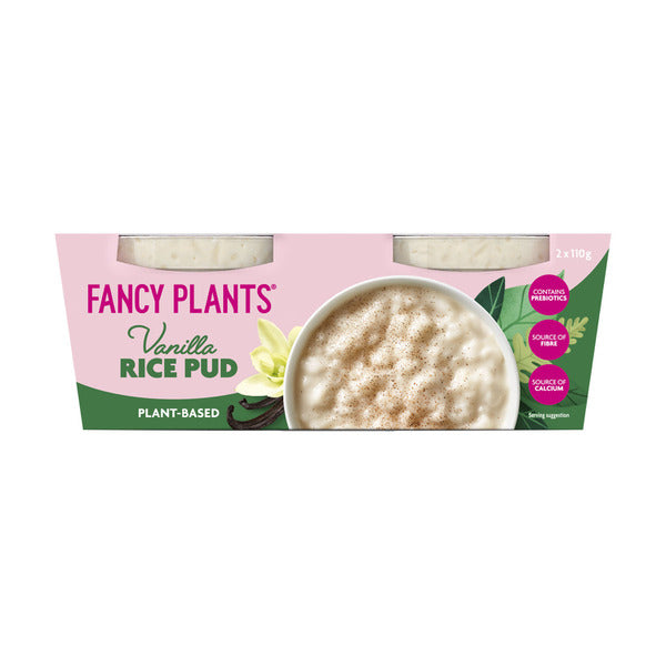 Fancy Plants Vanilla Rice Pud 2x110g | 220g