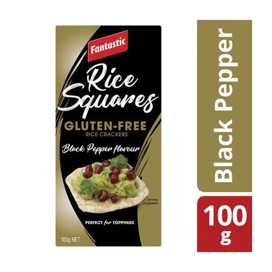 Fantastic Rice Squares Black Pepper | 100g