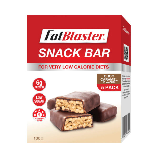 Fat Blaster Snack Bar Choc Caramel 5 Pack | 150g