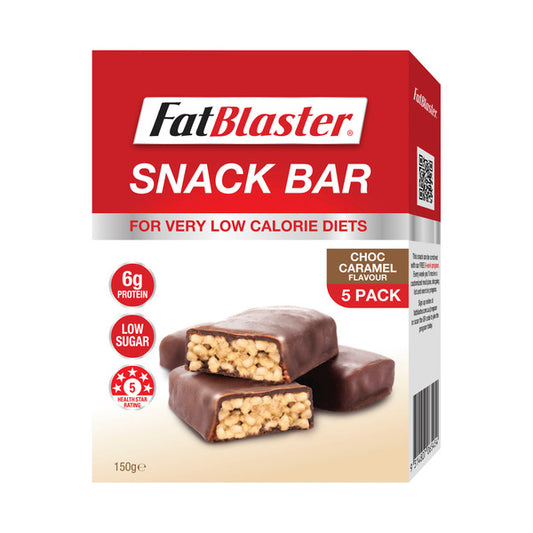 Fat Blaster Snack Bar Choc Caramel 5 Pack | 150g