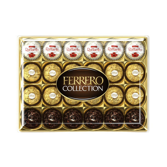 Ferrero Collection Rocher Raffaello Rondnoir Chocolate Gift Box 24 Pack | 269g