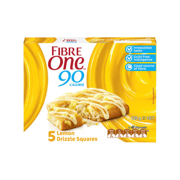 Fibre One Lemon Drizzle 5 Bars | 120g