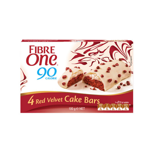 Fibre One Velvet Cake Bar 4 Pack | 100g