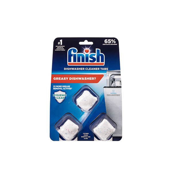 Finish Dishwasher Cleaner Hygienic Clean 3 Tablets