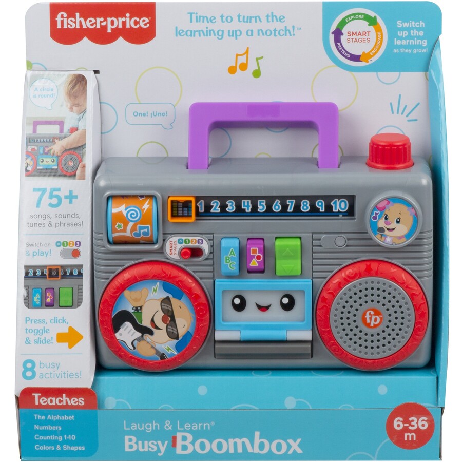 Fisher-Price Laugh & Learn Busy Boombox