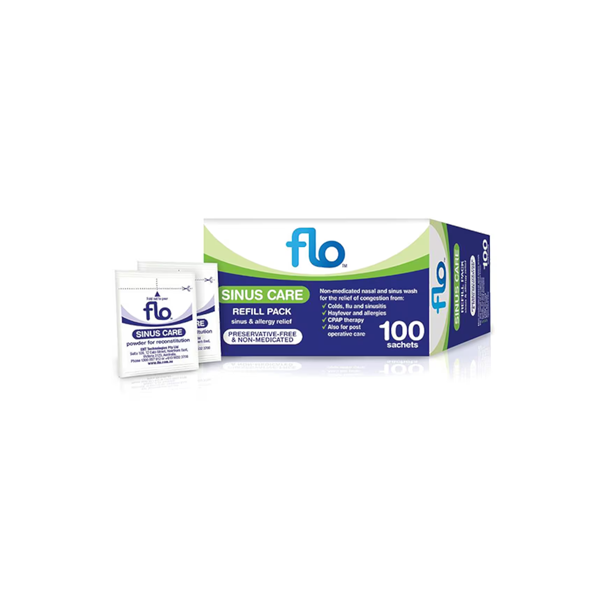 Flo Sinus Care Refill Pack 100 Sachets