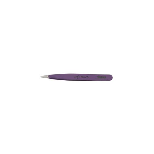 Focus Pointed Soft Touch Tweezer - Purple